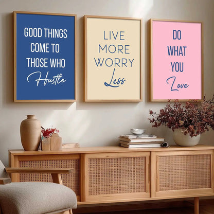 Motivational Wall Art Paintings for Living Room - Wall Poster With frames by Kotart store