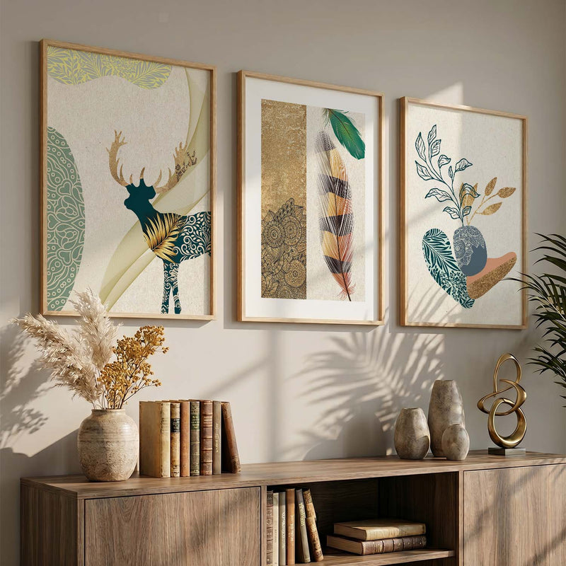 Framed Wall Posters / Prints for Bedroom with Frame