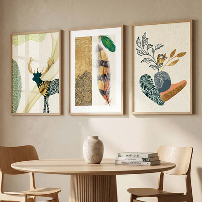 Framed Wall Posters / Prints for Bedroom with Frame