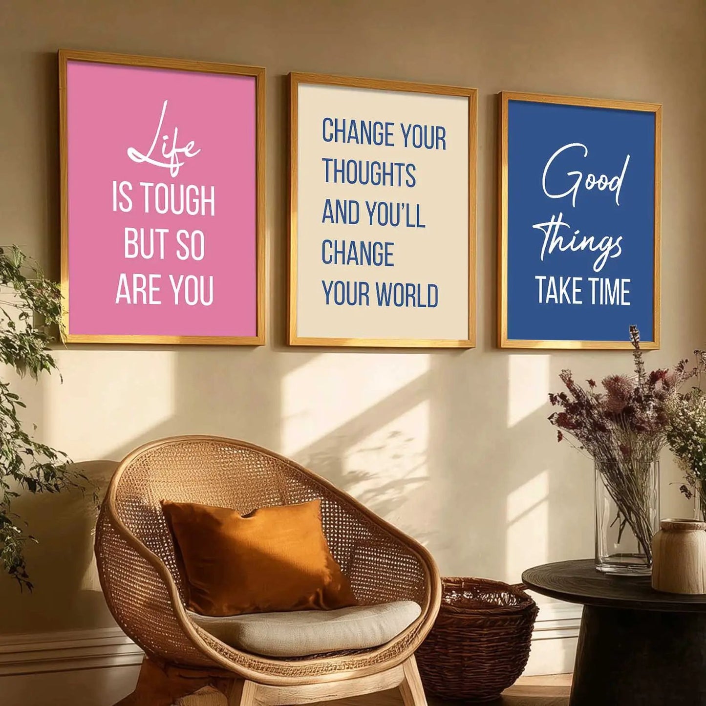 Motivational Wall Art Paintings for Living Room - Wall Poster With frames by Kotart store