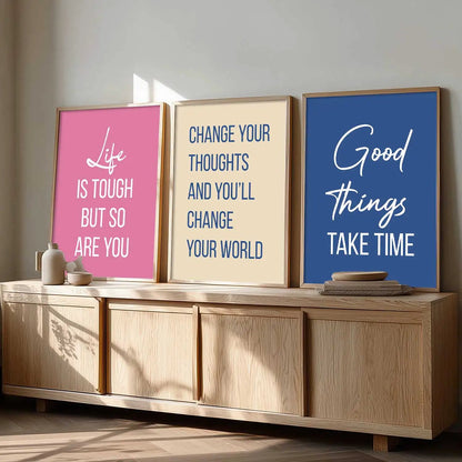 Motivational Wall Art Paintings for Living Room - Wall Poster With frames by Kotart store