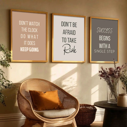 Motivational Wall Art Paintings for Living Room - Wall Poster With frames by Kotart store