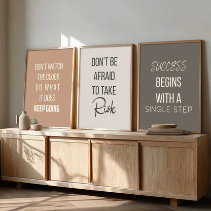 Motivational Wall Art Paintings for Living Room - Wall Poster With frames by Kotart store