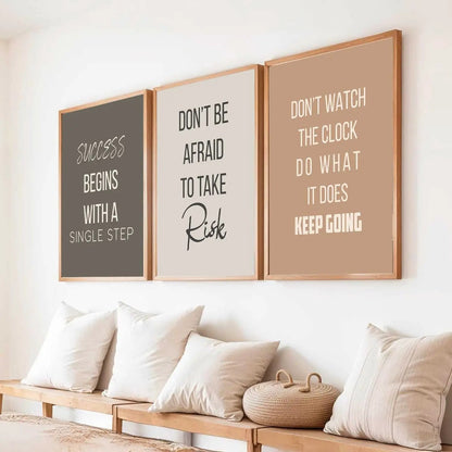 Motivational Wall Art Paintings for Living Room - Wall Poster With frames by Kotart store