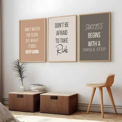 Motivational Wall Art Paintings for Living Room - Wall Poster With frames by Kotart store