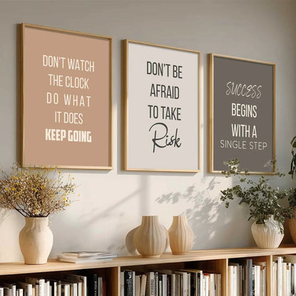 Motivational Wall Art Paintings for Living Room - Wall Poster With frames by Kotart store