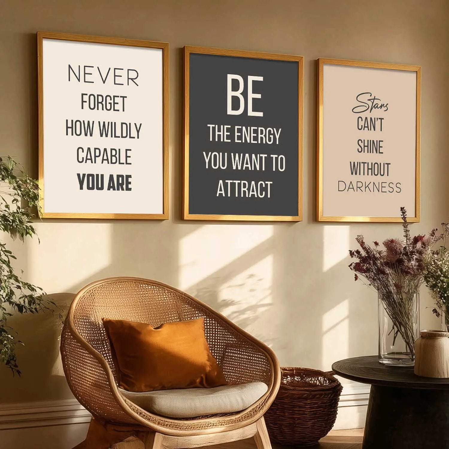 Motivational Wall Art Paintings for Living Room - Wall Poster With frames by Kotart store