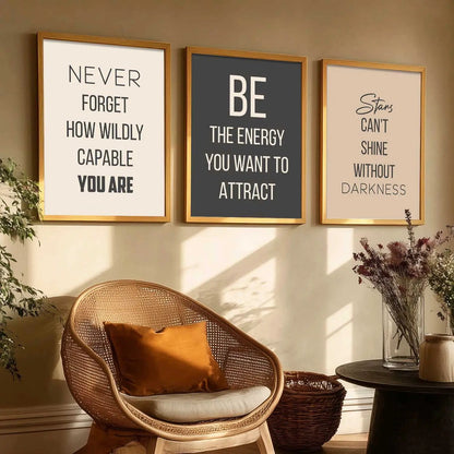 Motivational Wall Art Paintings for Living Room - Wall Poster With frames by Kotart store