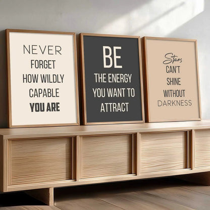Motivational Wall Art Paintings for Living Room - Wall Poster With frames by Kotart store