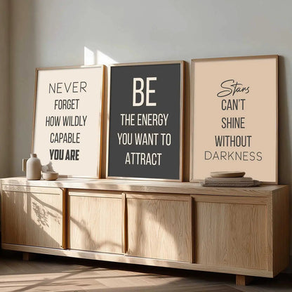 Motivational Wall Art Paintings for Living Room - Wall Poster With frames by Kotart store