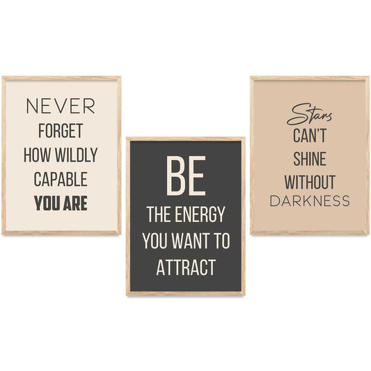 Motivational  Wall  Art Paintings for Living Room - Wall Poster With frames