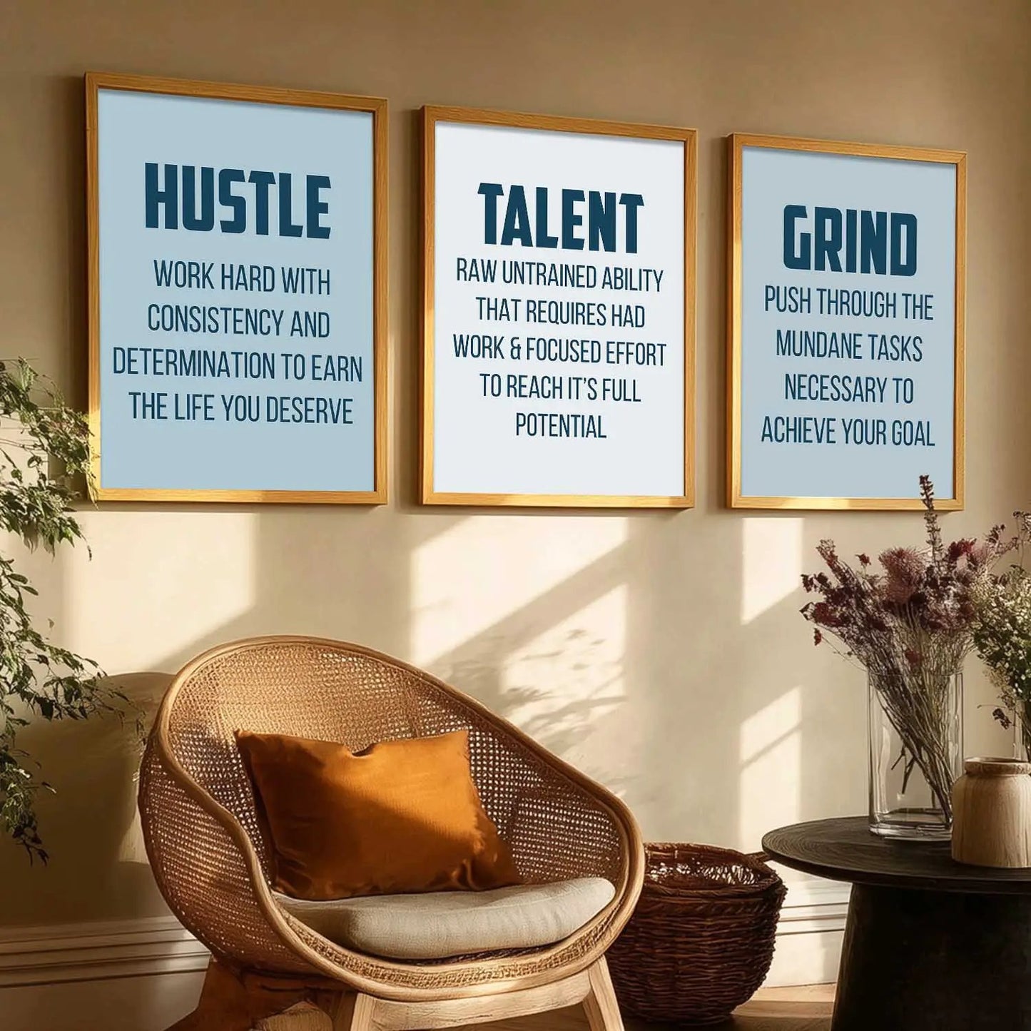 Motivational  Wall  Art Paintings for Living Room - Wall Poster With frames