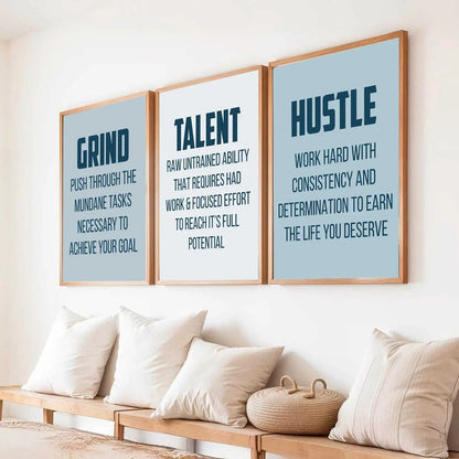 Motivational  Wall  Art Paintings for Living Room - Wall Poster With frames
