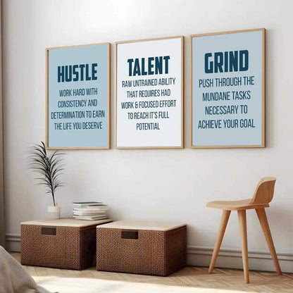 Motivational  Wall  Art Paintings for Living Room - Wall Poster With frames