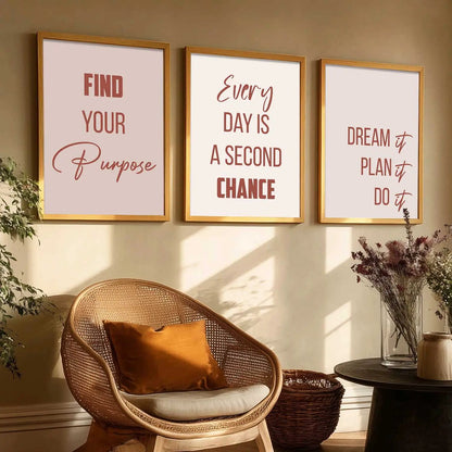 Motivational Wall Art Paintings for Living Room - Wall Poster With frames by Kotart store