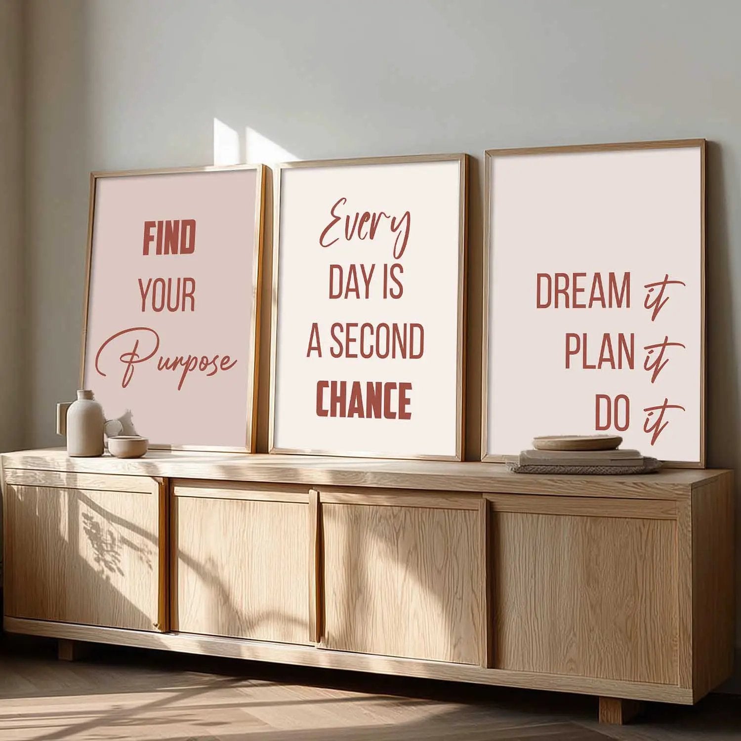 Motivational Wall Art Paintings for Living Room - Wall Poster With frames by Kotart store