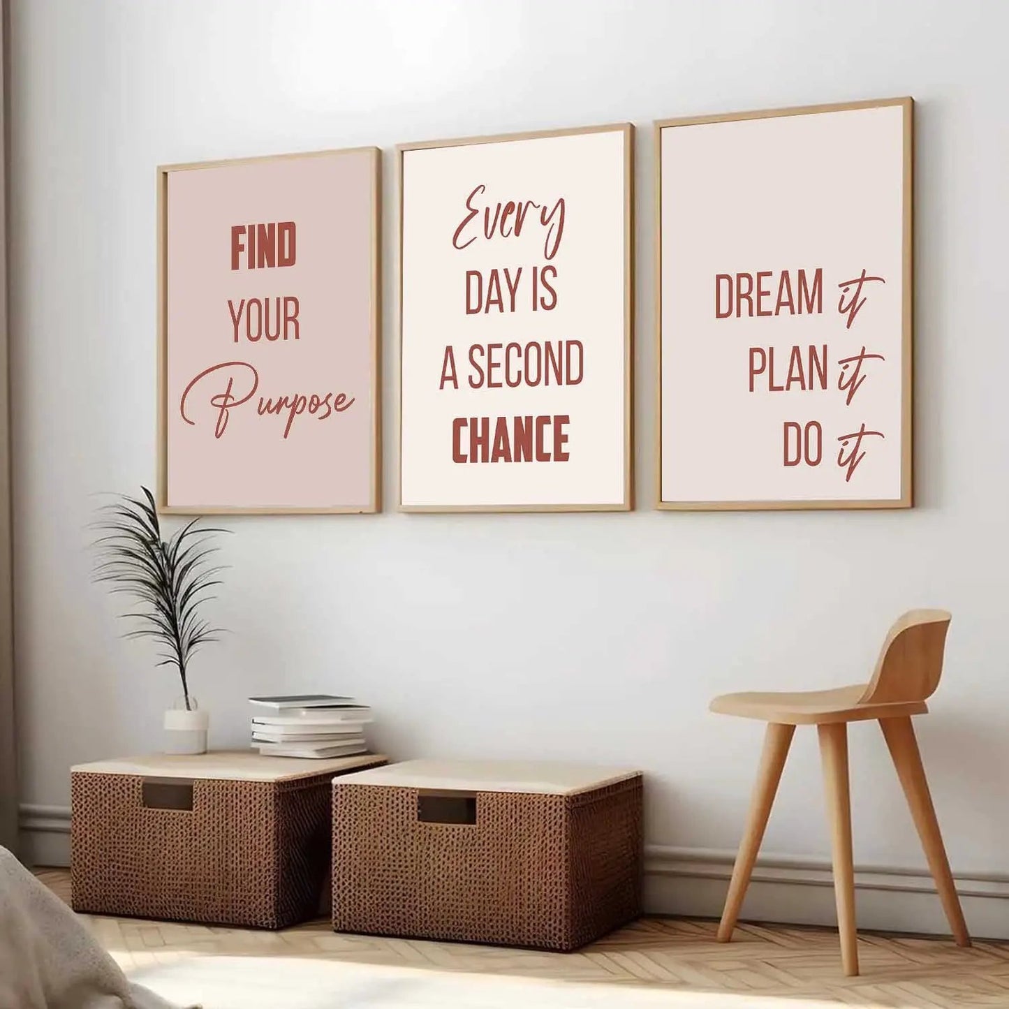 Motivational Wall Art Paintings for Living Room - Wall Poster With frames by Kotart store