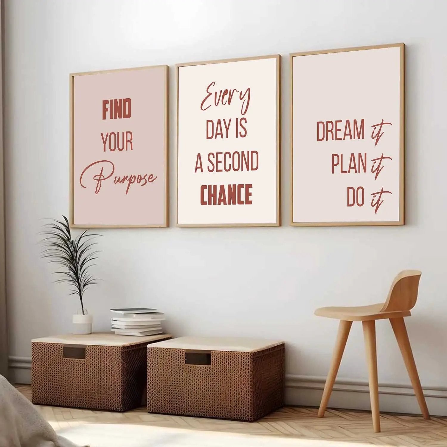 Motivational Wall Art Paintings for Living Room - Wall Poster With frames by Kotart store
