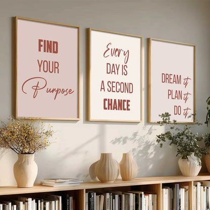 Motivational Wall Art Paintings for Living Room - Wall Poster With frames by Kotart store