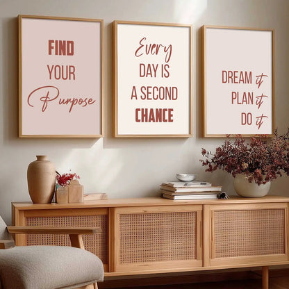 Motivational Wall Art Paintings for Living Room - Wall Poster With frames by Kotart store