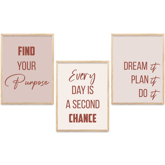 Motivational   Wall  Art Paintings for Living Room - Wall Poster With frames