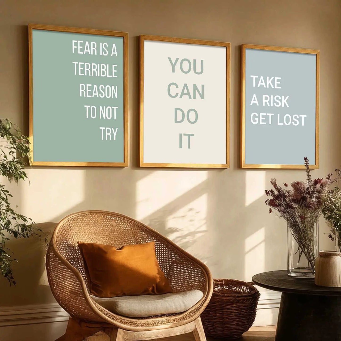 Motivational Wall Art Paintings for Living Room - Wall Poster With frames by Kotart store