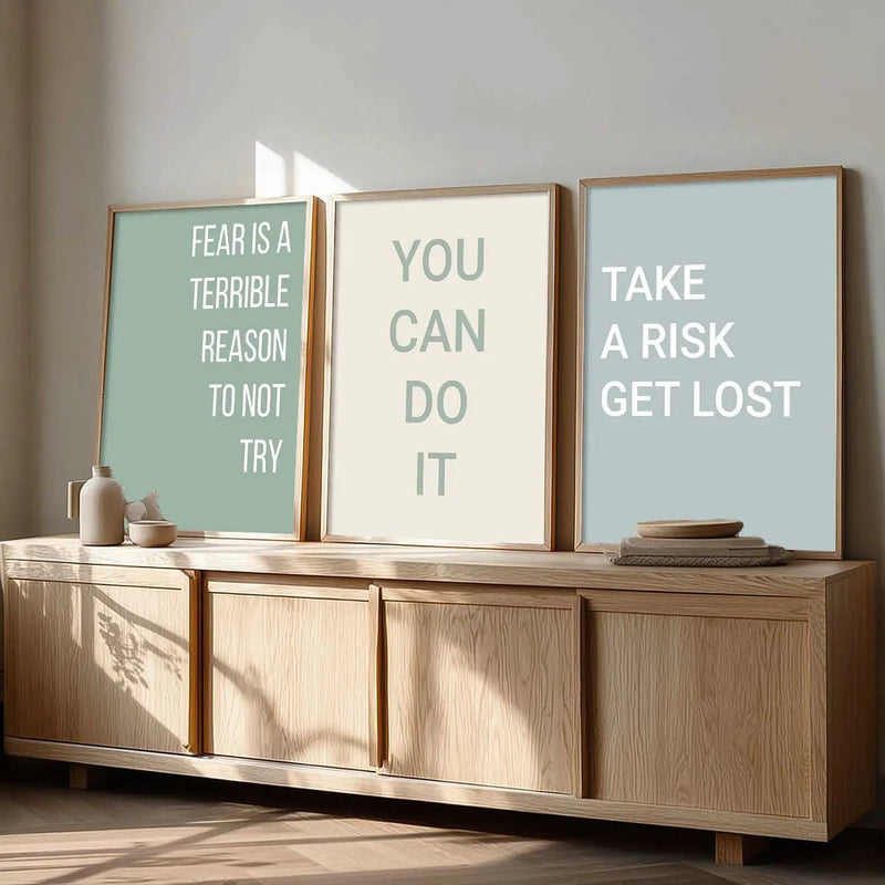 Motivational Wall Art Paintings for Living Room - Wall Poster With frames by Kotart store