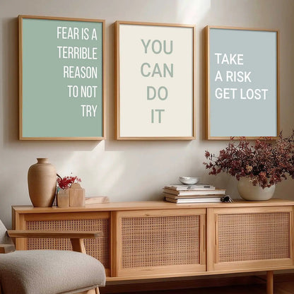 Motivational Wall Art Paintings for Living Room - Wall Poster With frames by Kotart store