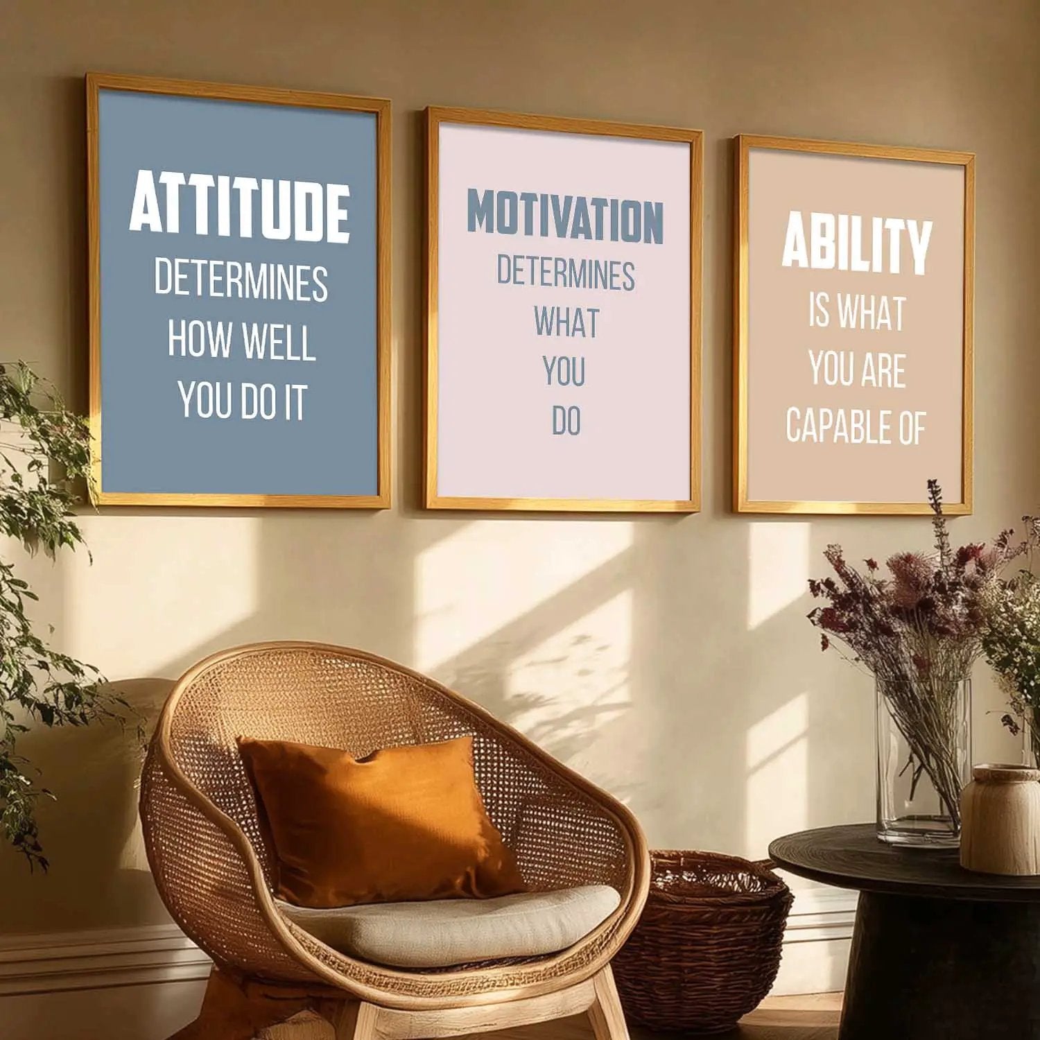 Motivational Wall Art Paintings for Living Room - Wall Poster With frames by Kotart store