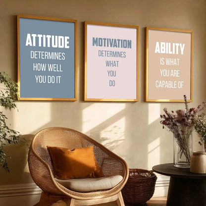 Motivational Wall Art Paintings for Living Room - Wall Poster With frames by Kotart store