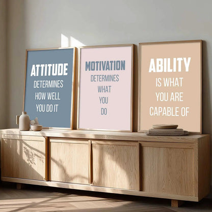 Motivational Wall Art Paintings for Living Room - Wall Poster With frames by Kotart store
