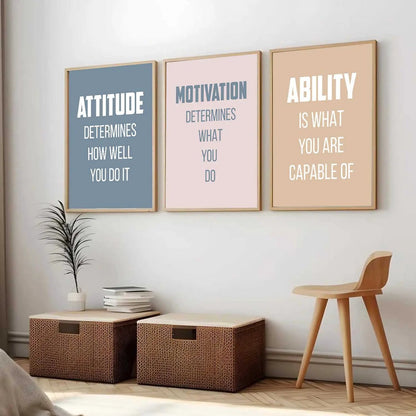 Motivational Wall Art Paintings for Living Room - Wall Poster With frames by Kotart store
