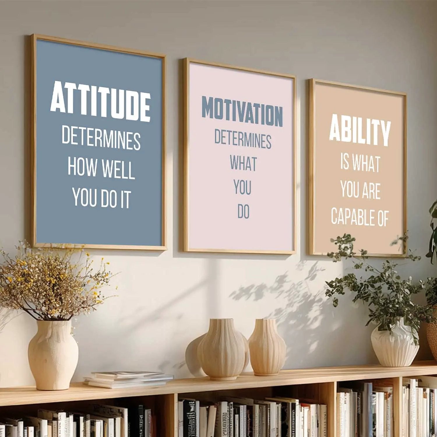 Motivational Wall Art Paintings for Living Room - Wall Poster With frames by Kotart store