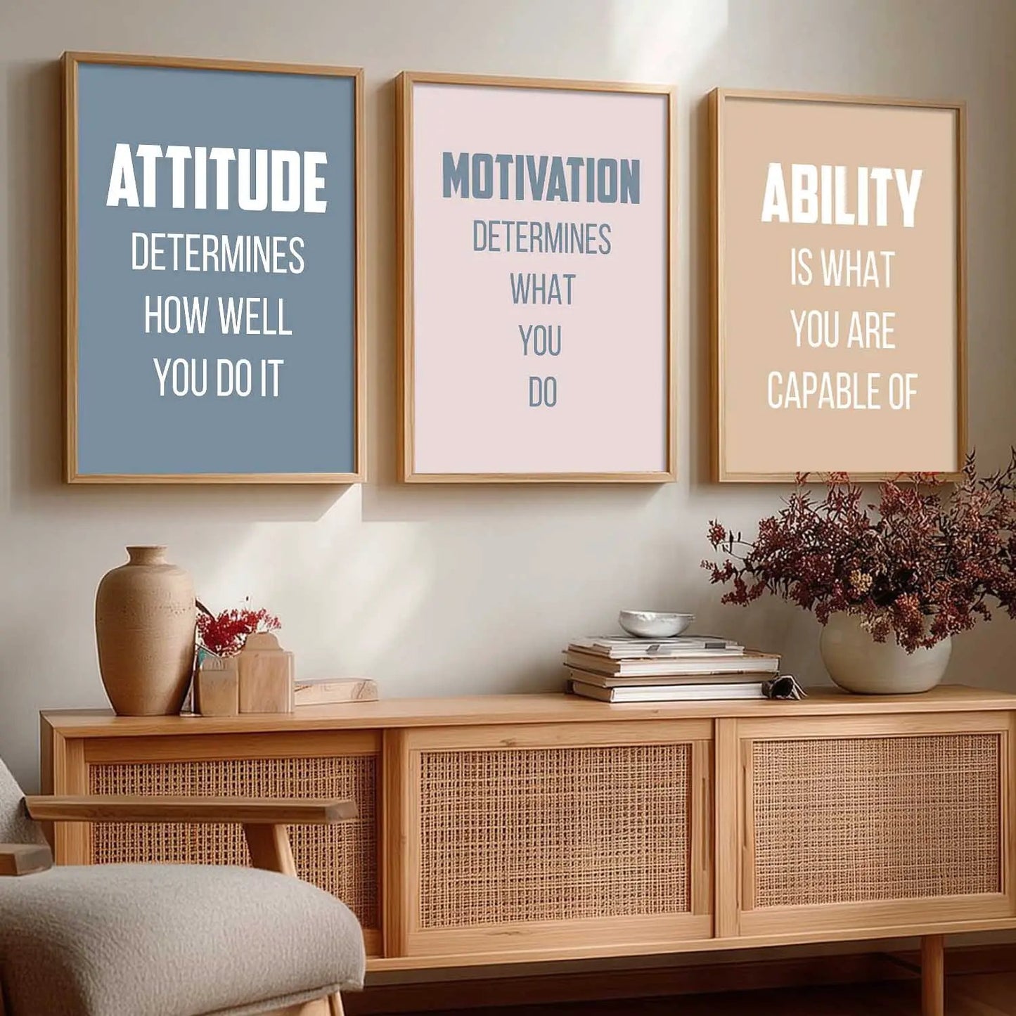 Motivational Wall Art Paintings for Living Room - Wall Poster With frames by Kotart store