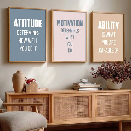 Motivational Wall Art Paintings for Living Room - Wall Poster With frames by Kotart store