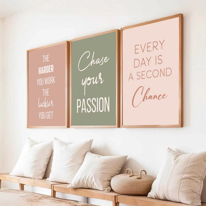 Motivational Wall Art Paintings for Living Room - Wall Poster With frames by Kotart store