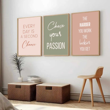 Motivational Wall Art Paintings for Living Room - Wall Poster With frames by Kotart store