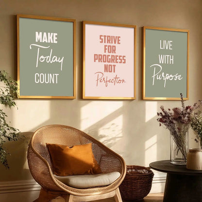 Motivational Wall Art Paintings for Living Room - Wall Poster With frames by Kotart store