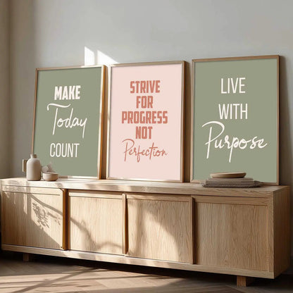 Motivational Wall Art Paintings for Living Room - Wall Poster With frames by Kotart store