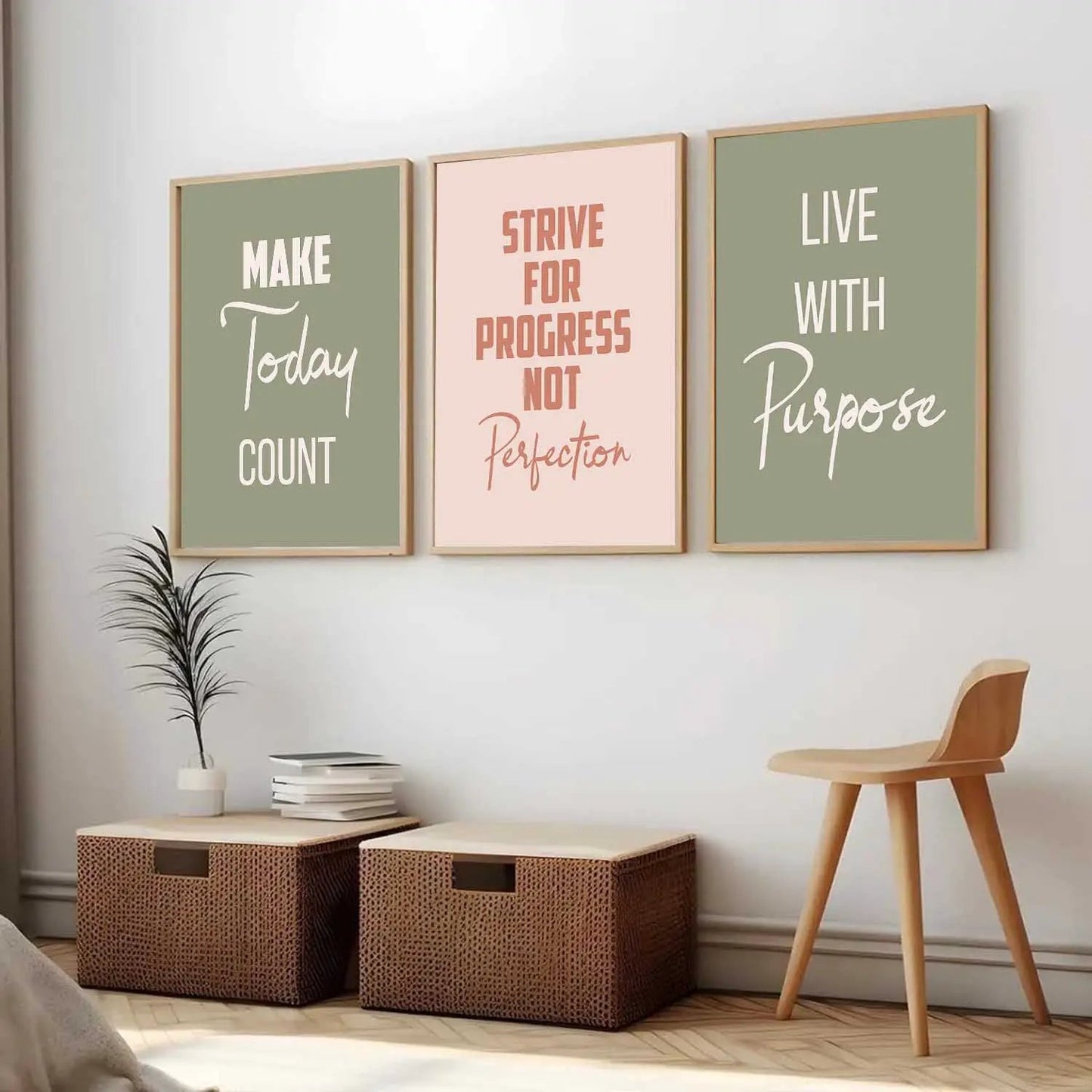 Motivational Wall Art Paintings for Living Room - Wall Poster With frames by Kotart store