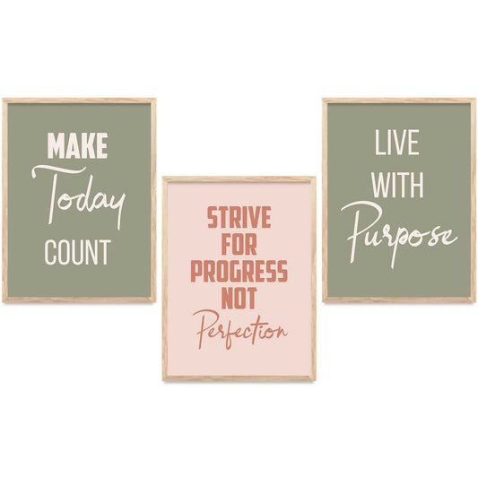 Motivational  Wall  Art Paintings for Living Room - Wall Poster With frames