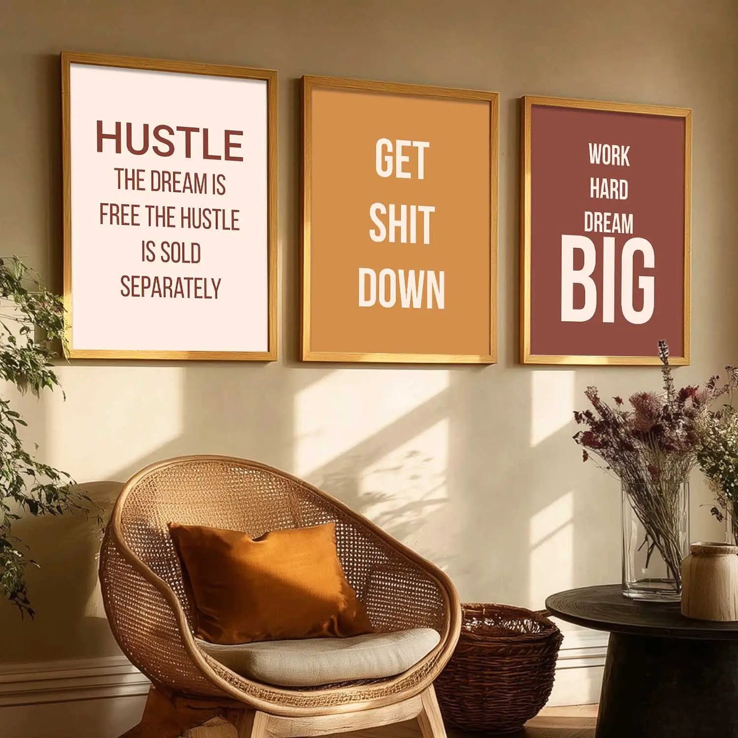 Motivational Wall Art Paintings for Living Room - Wall Poster With frames by Kotart store