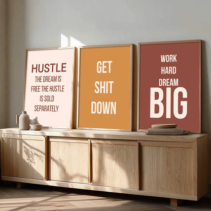 Motivational Wall Art Paintings for Living Room - Wall Poster With frames by Kotart store