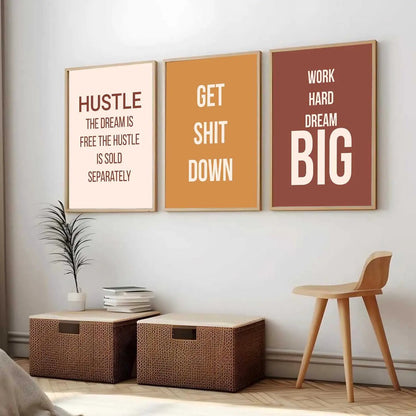 Motivational Wall Art Paintings for Living Room - Wall Poster With frames by Kotart store