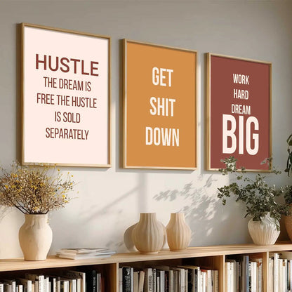 Motivational Wall Art Paintings for Living Room - Wall Poster With frames by Kotart store