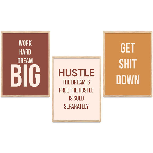 Motivational  Wall Art Paintings for Living Room - Wall Poster With frames