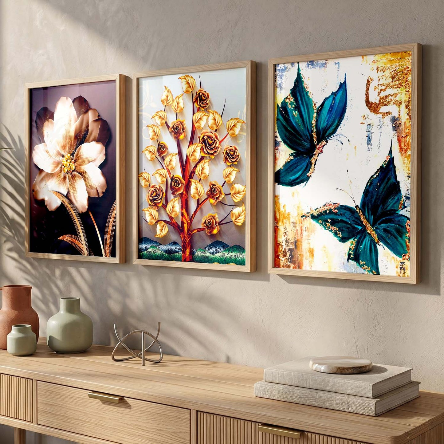 Modern Art Wall Decor Framed Prints for Bedroom Room Living Room