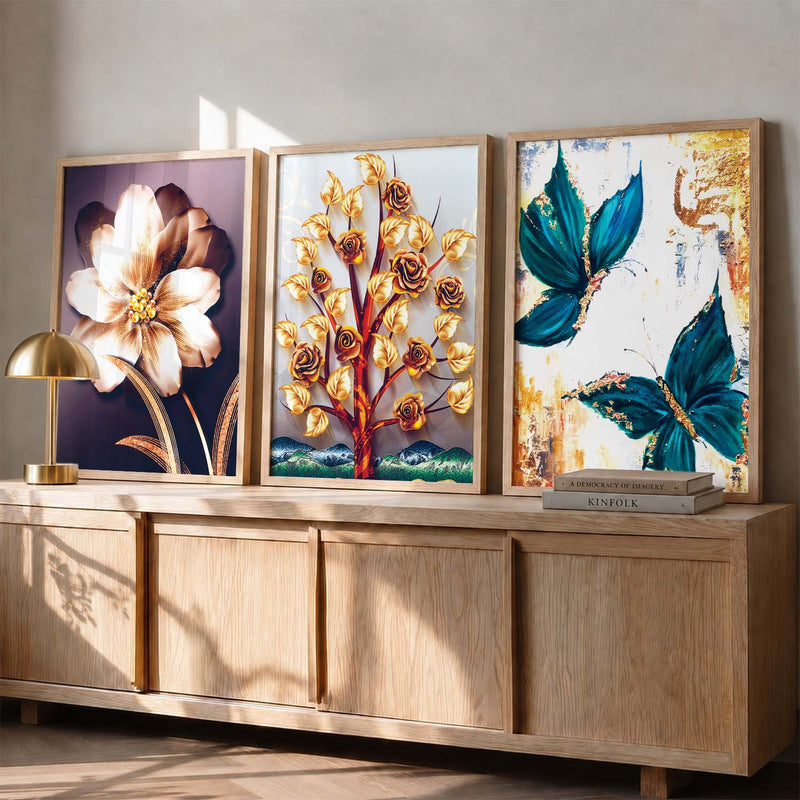 Modern Art Wall Decor Framed Prints for Bedroom Room Living Room