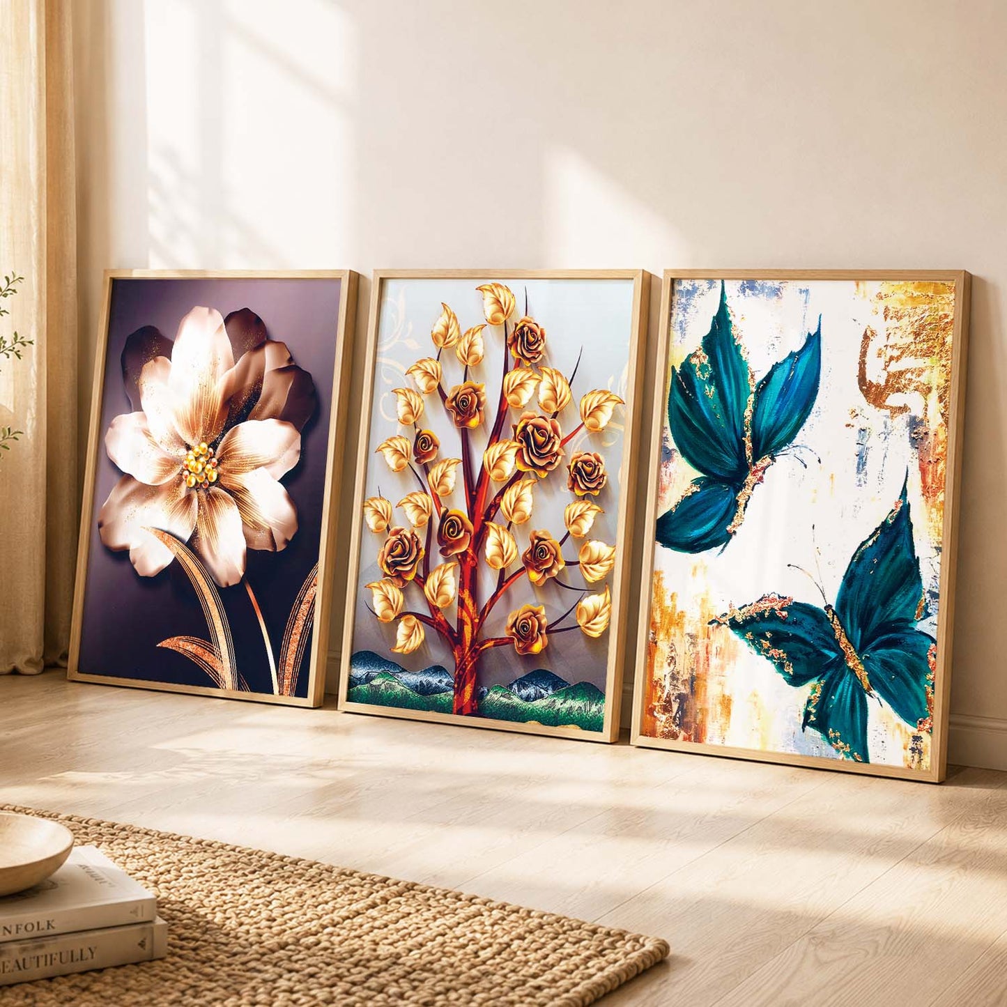 Modern Art Wall Decor Framed Prints for Bedroom Room Living Room