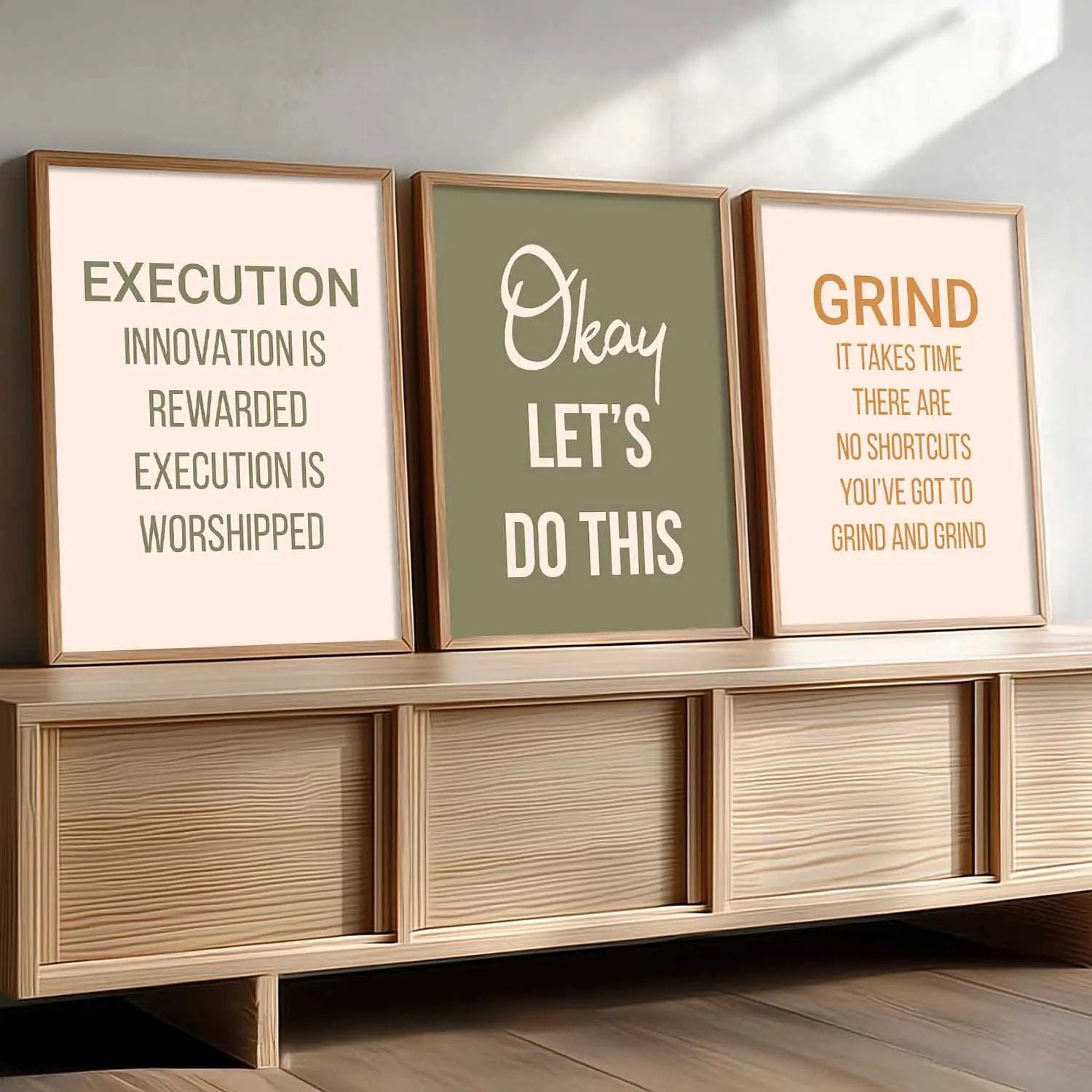 Motivational Wall Art Paintings for Living Room - Wall Poster With frames by Kotart store